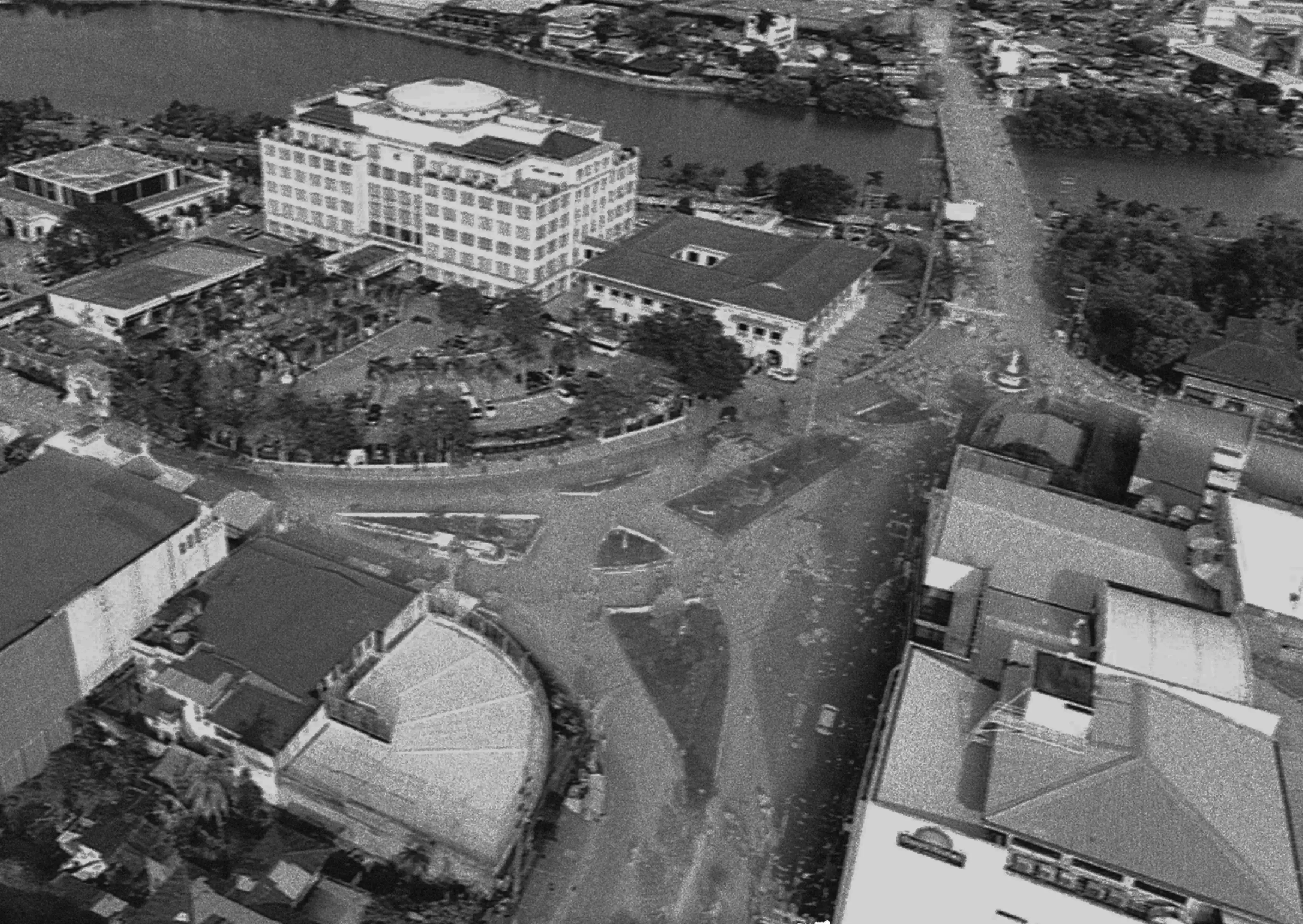 Aerial concept map of Siete Pecados, the historic Iloilo intersection where The Circuit's inaugural route begins